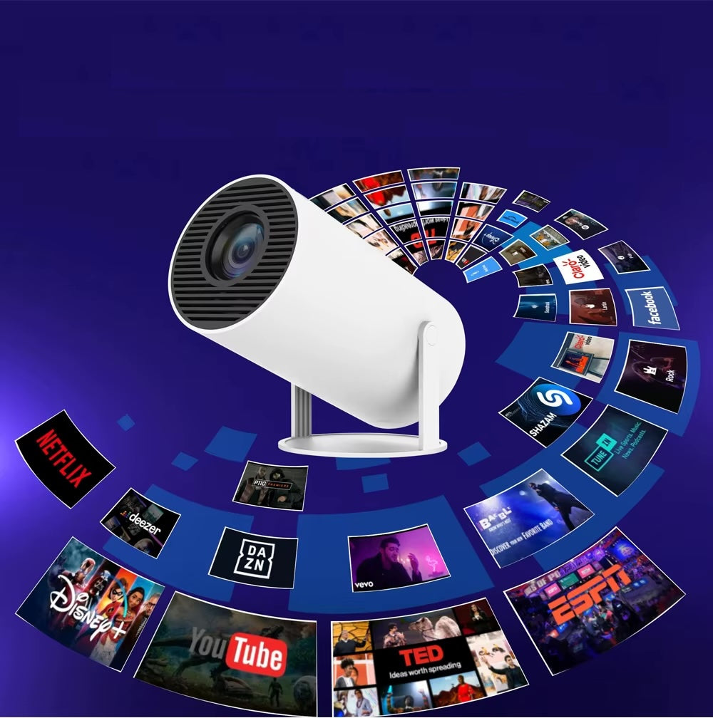 Mini-Projektor in 4K-Qualität für Heimkino