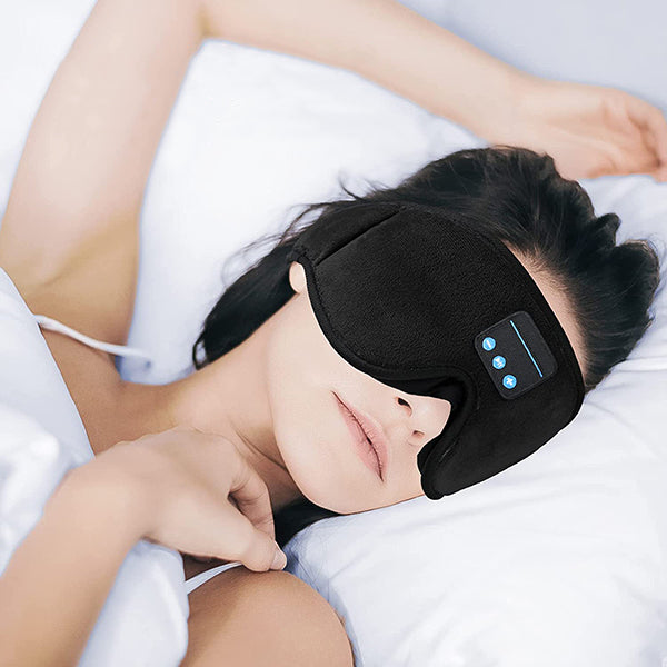 Schlafhilfe Bluetooth Schlafmaske Augenmaske zum Schlafen mit Musik