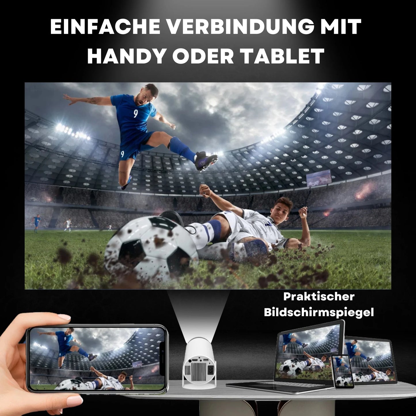 4K Mini Projektor Heimkino