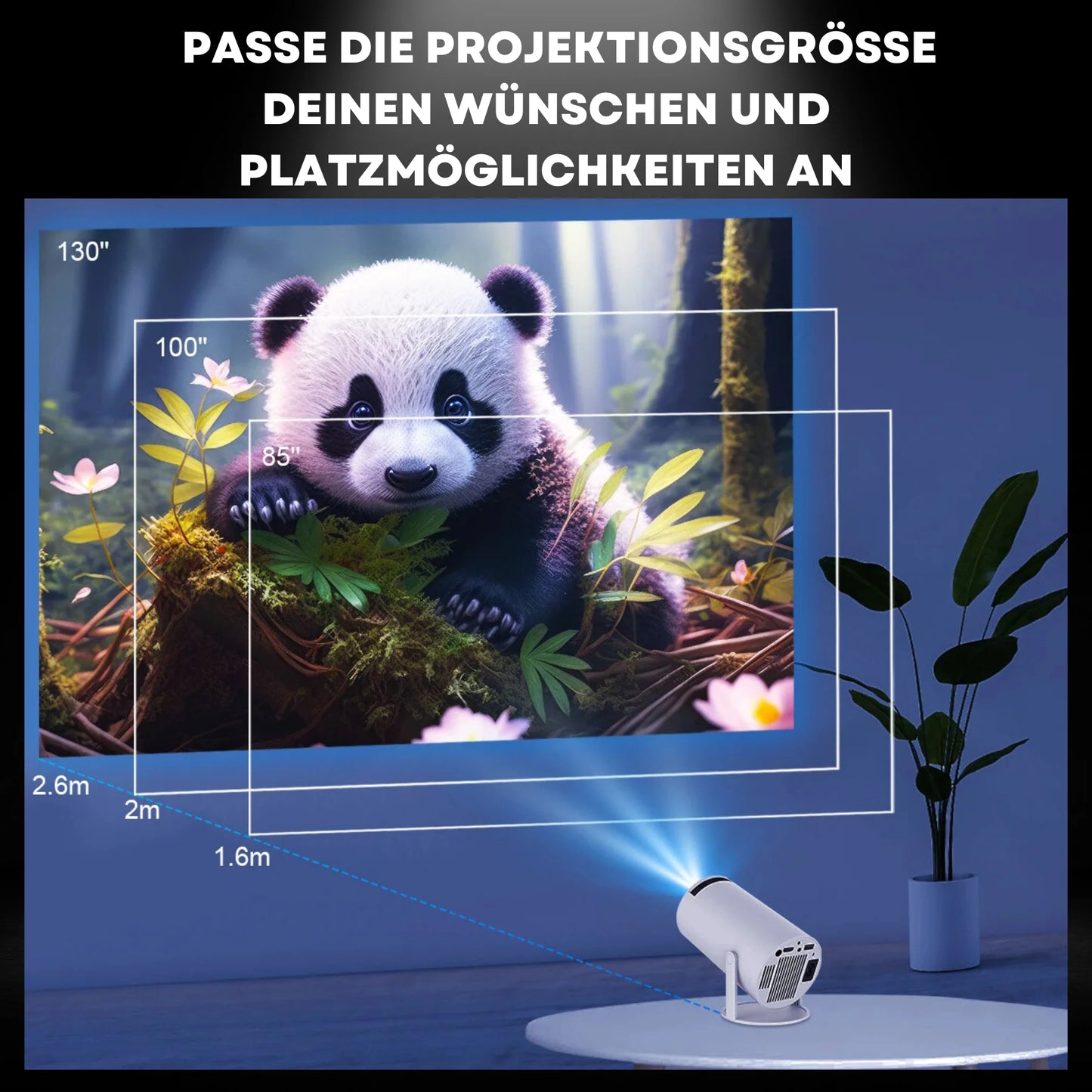 4K Mini Projektor Heimkino