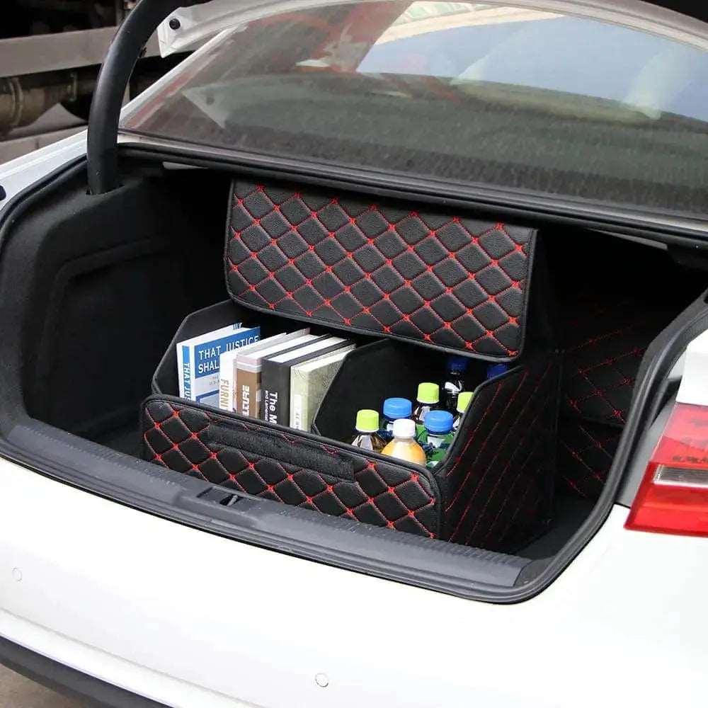 Auto Box Premium Kofferraum Aufbewahrungsbox aus Leder