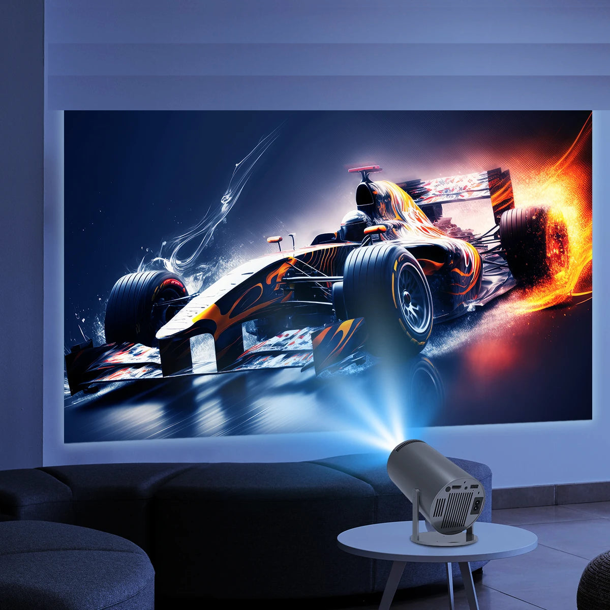 K Mini-Projektor Heimkino