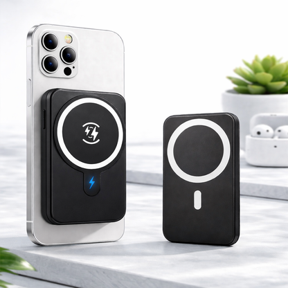 Magnetische Powerbank für iPhone – 10.000mAh, iPhone Kabellos Laden