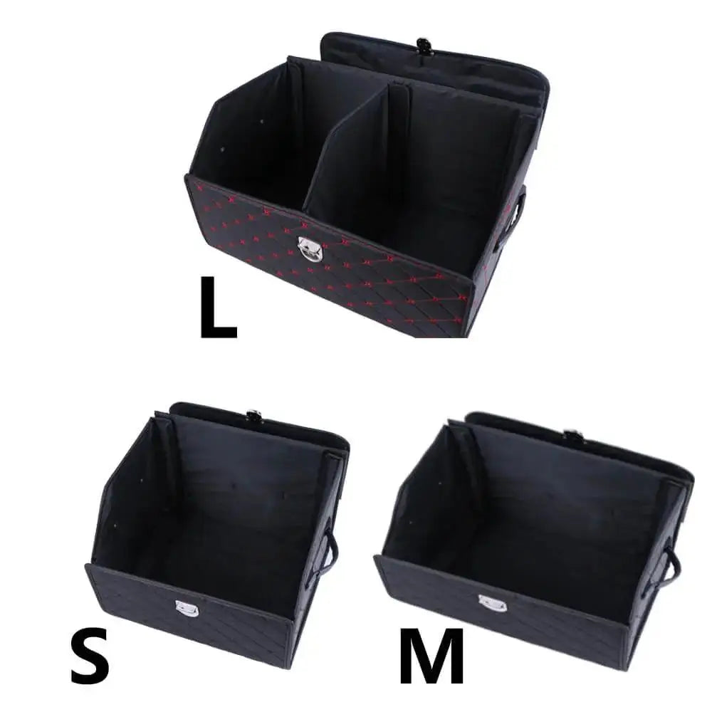 Kaufe Kofferraum-Aufbewahrungsbox, Leder, faltbar, multifunktionale  Aufbewahrungsbox für Autos, Organisationsbox für Automobilbedarf