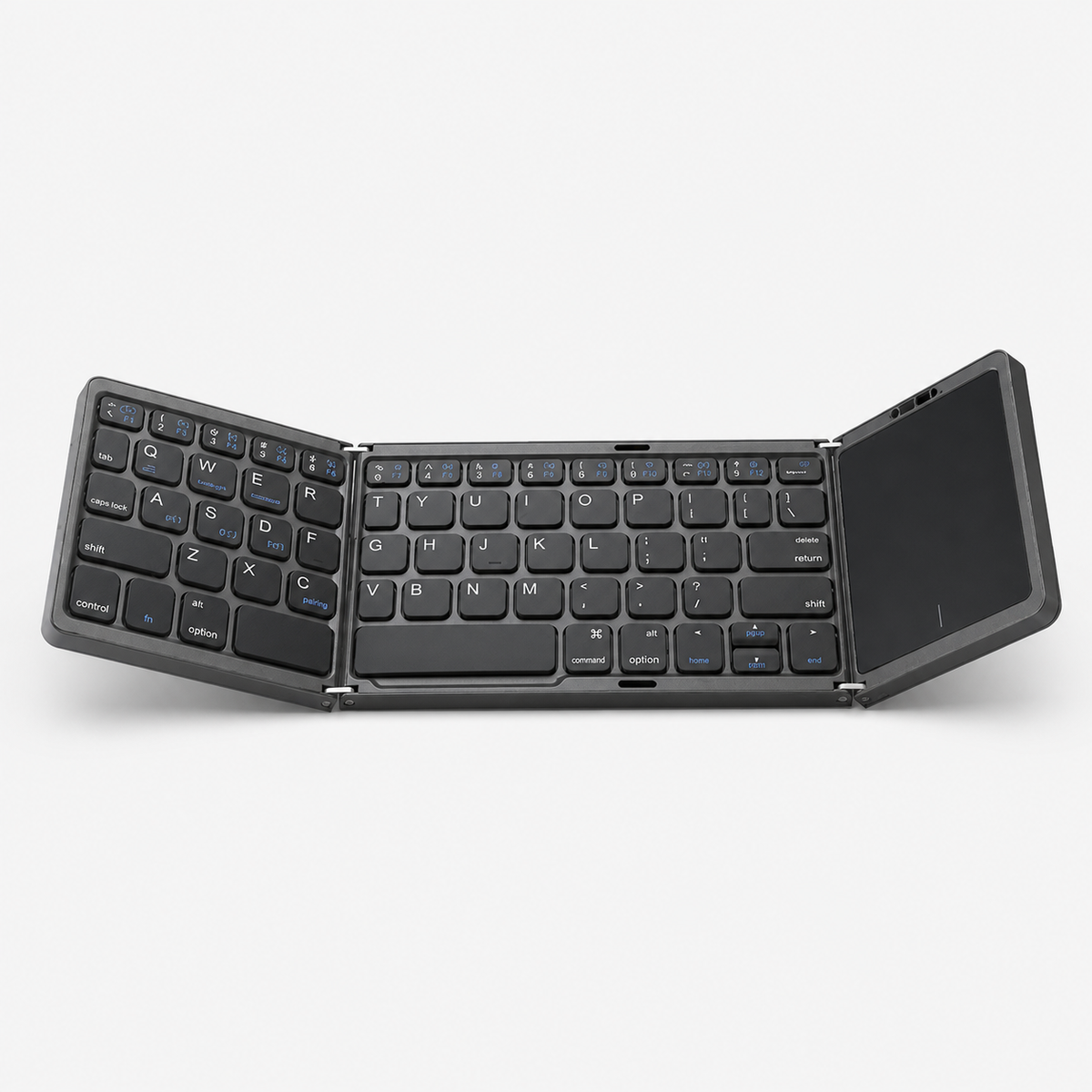 Faltbare Bluetooth-Tastatur mit Touchpad für iPad und Smartphone