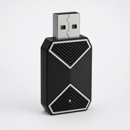 Kabelloser 2-in-1 CarPlay- und Android-Auto-Adapter mit USB-A
